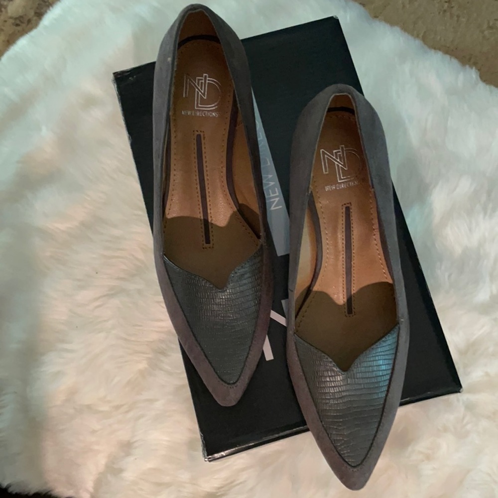 New Direction, gray pumps, sz 6.5